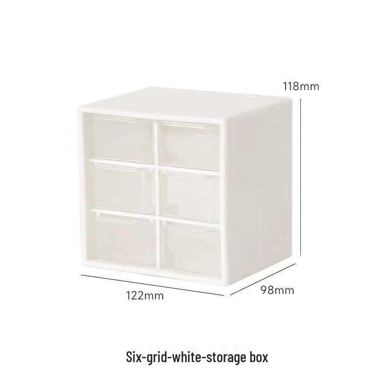 

Three-Layer Desktop Storage Box with Nine Grids: Ideal for Stationery and Miscellaneous Items