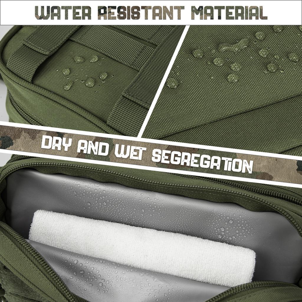 Toiletry Bag For Men Hygiene Bag Mens Shaving Kit Travel shower Bag Waist BackpackTool Molle Pouches Small Dopp Kit