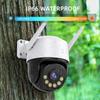 8MP 4K IP-Kamera 5MP Speed Dome Auto Tracking PTZ-Kamera Smart Home Outdoor Wireless WIFI-Kamera Überwachungsmonitor iCsee