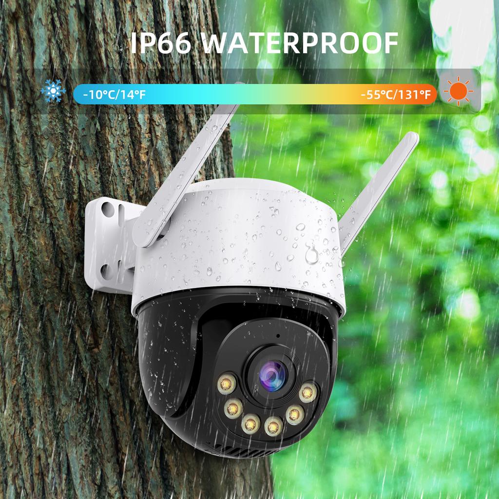 8MP 4K IP-Kamera 5MP Speed Dome Auto Tracking PTZ-Kamera Smart Home Outdoor Wireless WIFI-Kamera Überwachungsmonitor iCsee