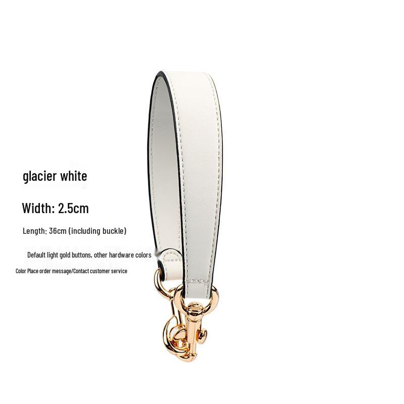 Black PU Handbag Replacement Strap: Women's Underarm Bag, Short Single Shoulder Handle, Trendy Plain Design