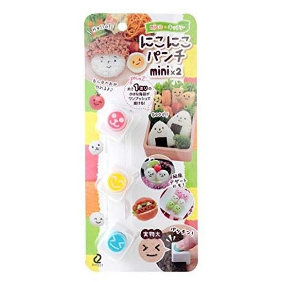 Ernest Character Bento (Nori Punch) Mini 3 typy snadného kráječe (Nikoniko Major Restaurant Brand A-77096