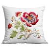 Spring and Summer Imitation Embroidered Flower Pillowcase Home Sofa Living Room Pillowcase New Style Pillowcase