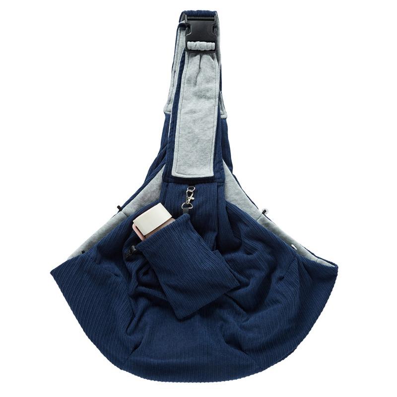 Large Capacity Pet Sling Bag Soft Breathable Portable Crossbody Shoulder Carrier Hand‑free Travel Bag for Small Cat Dog Outdoor Walking Trip Supplies