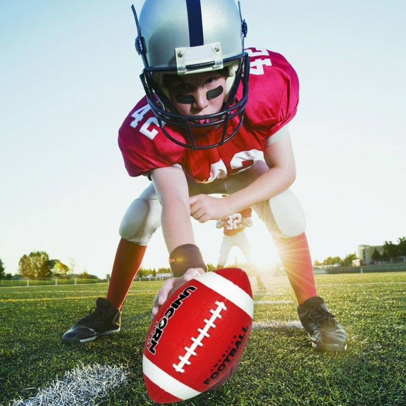 Amerikansk fotball Gummiball Rugby for junior ungdom begynner trening for barn utendørs lekeplass