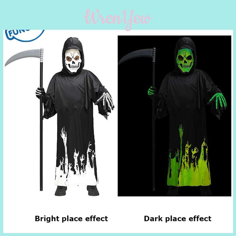 Lightweight And Comfortable Grim Reaper Costume For Kids