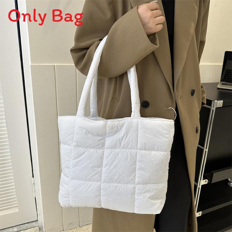 Pu Quilted Square Shoulder Bag For Women With Large Capacity And Urban Style