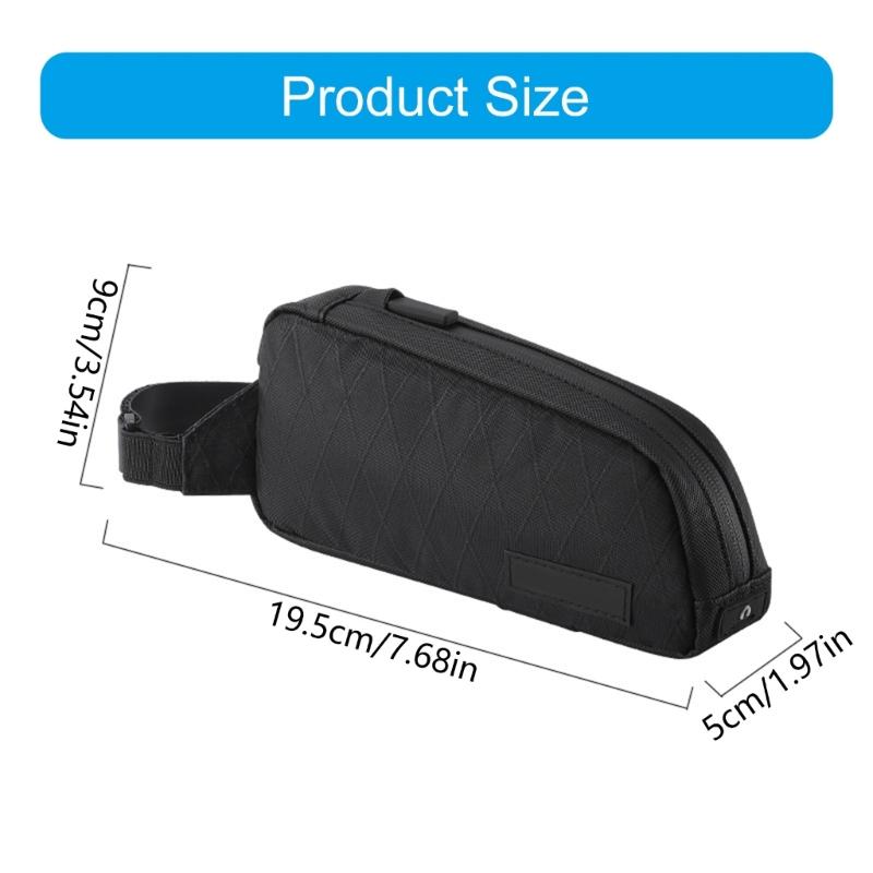 Bicycles Handlebars Bag, Balance Bikes Handlebars Bag, Water Proof 8Inch Bikes Bag Front Bicycles Frame Bag Shoulder Bag