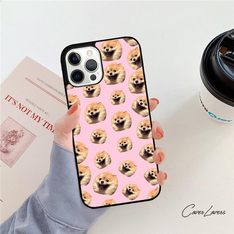 

Pomeranian Dogs Dog Colorful Phone Case For iPhone 17 Air 14 15 16 13 12 Max For Apple iPhone 17 Air 11 Pro Max Plus Coque iPhone 13