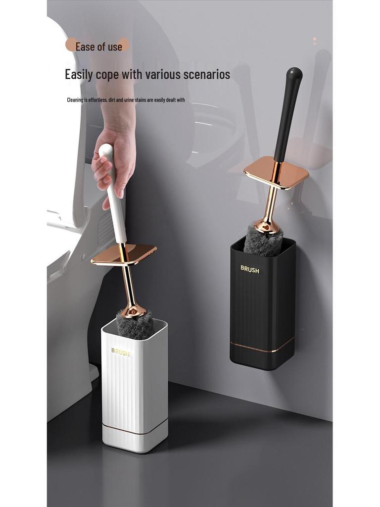 360° Wall-Mounted Silicone Toilet Brush, Golf Design