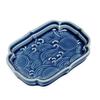 Nordic Creative Compartment Tray Household Ceramic Platter Snack Dish Nut Plate Sauce Plate Fruit Snack Plate