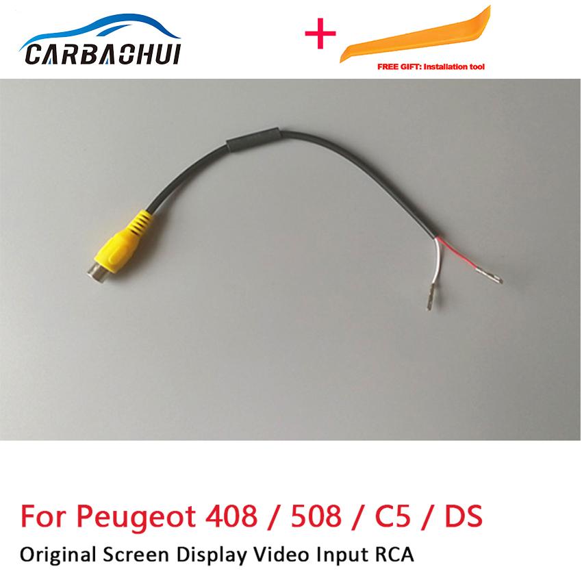 Car Rear View Reverse Camera For Peugeot 508 2011 2012 2013 2014 2015 2016 Backup Parking Camera Accessories High Quality CCD HD