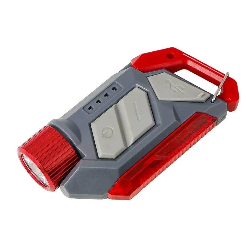 Super Bright MINI LED Flashlight Rechargeable Keychain Worklight Headlight + Side Lights Outdoor Waterproof, Ultra Lightweight