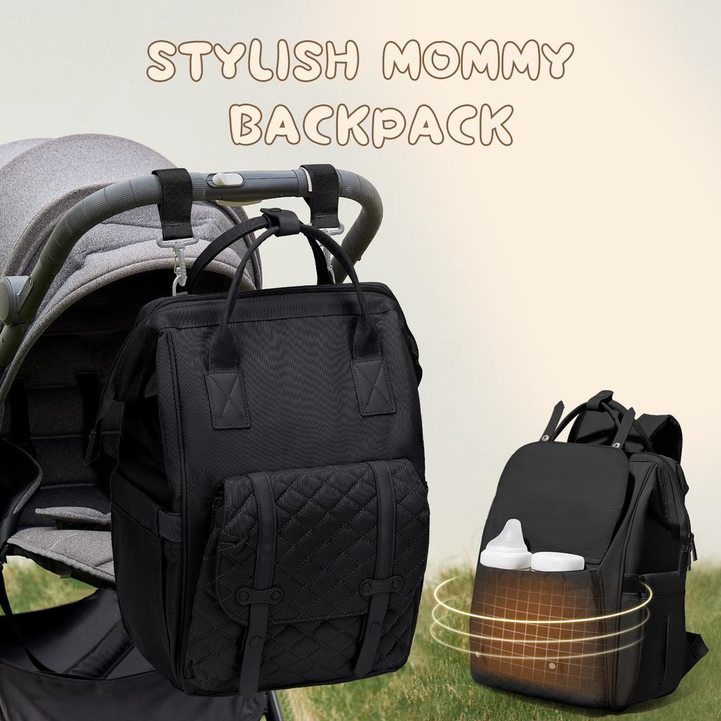 Baby Diaper Bag For Boys Girls,Nappy Backpack Diaper Bags Large Capacity Newborn Multifunction Essentials Travel Bag For Mom Dad