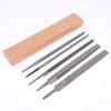 5Pcs Needle File Set,Hand Metal Files Steel Set Includes Triangular, Round, Square And Half-Round File