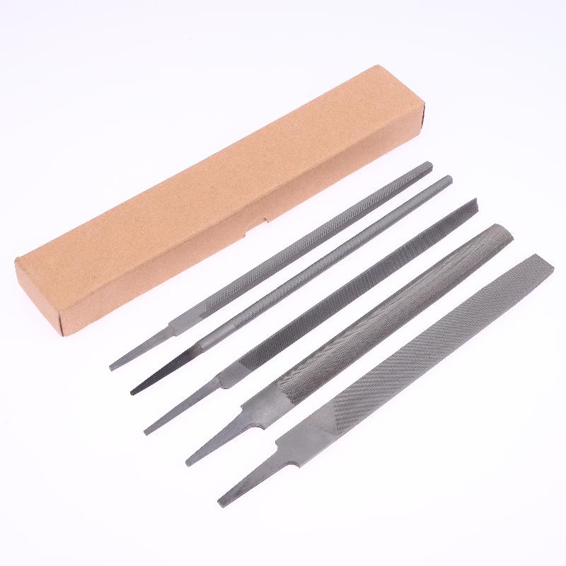 5Pcs Needle File Set,Hand Metal Files Steel Set Includes Triangular, Round, Square And Half-Round File