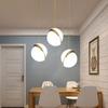 Nordic LED Ball Pendant Lights Table Decoration Bedroom Living Room chandelier Fixture Gold Suspended luminaire hanging lamp