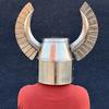 Medieval Horned Teutonic Knight Reenactment Great Helmet Medieval LARP, Cosplay, Costume , Display Best Gift for Love