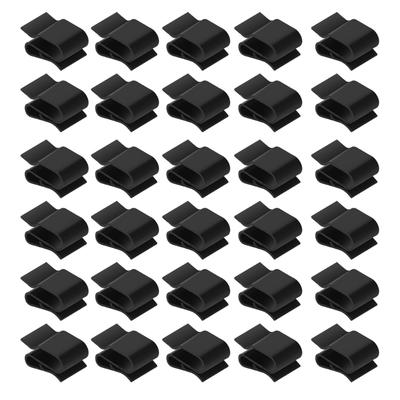 Pack of 30 Multipurpose Photovoltaic Cable Clamps Convenient for Outdoor Trailer Frame Wire Management 25x16mm