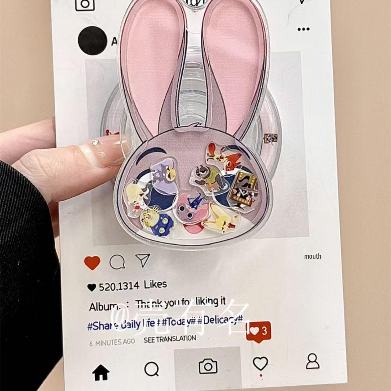 

Judy Roly-Poly Magnetic Bracket Cute Line for Apple iPhone 14/15/16/17 iPhone 14