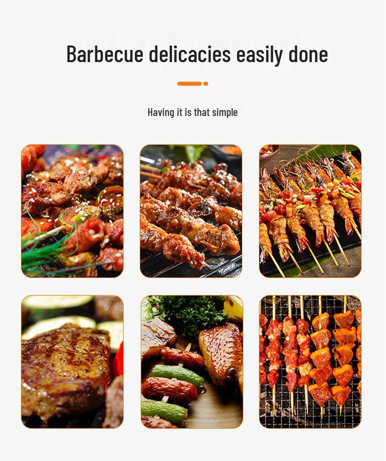 Commercial Smokeless Oyster Grill Oven - Night Market & Home Use