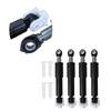 4Pieces Sturdy and Adjustable Washing Machine Shock Absorbers Quick Setuping ABS Texture Suitable for Various Models
