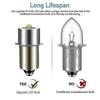 2025 Maglite Taschenlampe LED Upgrade-Birne 6500K Weiß DC6V-24V P13.5S (2er-Pack) Ausgabe 0115