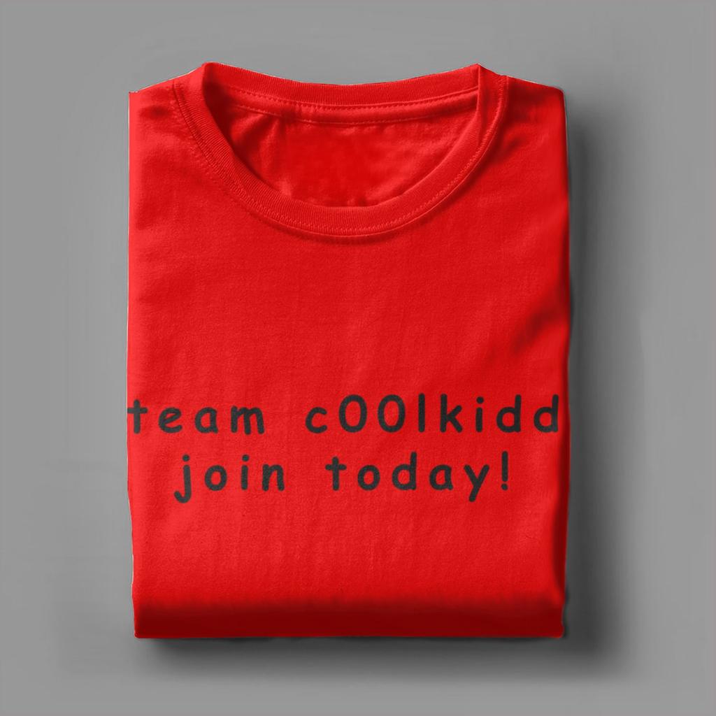 Team c00lkidd Treten Sie heute bei Forsaken Baumwoll-T-Shirt für Herren Strand Vintage T-Shirts Bequemes Hipster T-Shirt Übergrößen Tops
