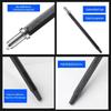 Automotive Reverse Thread Tap Kit Carbon Steel Construction Professional Broken Spark Removal Tool