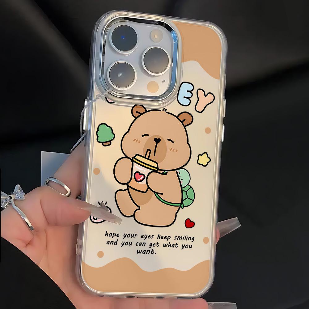 Cartoon Cute Capybaras Hot Phone Case For Xiaomi Redmi Note A5 A3 14 13 14c 13c 12 11 12s 12c 10c 10 9 Pro Plus 4G 5G Soft Cover