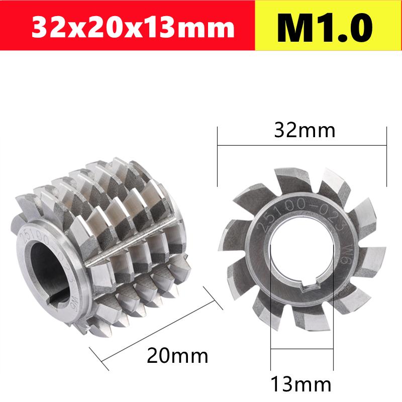 HSS Gear Hob M0.5 M0.8 M1 M6M8 M10, Pressure Angle 20 Degrees, Used for Milling Machine Slot Machining and Rolling Cutting Tools