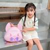 Adorable Cartoon Hard Shell Backpack For Kids Breathable Oxford Fabric Design