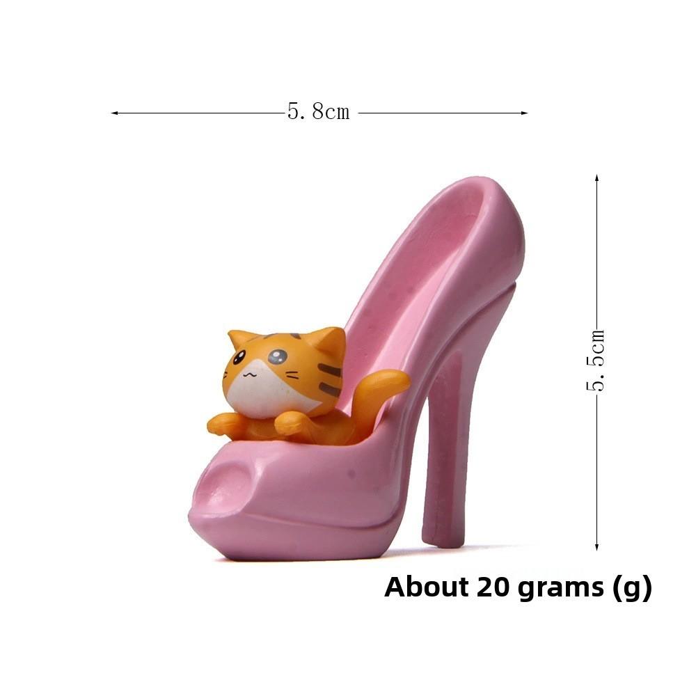 Home Sweet Chis High Heel Shoe Micro Landscape Decor For Gift Cartoon Collectors