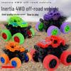 Children's Inertial 4WD Off-Road Swinging Stunt Car Model with Shock Absorption.
