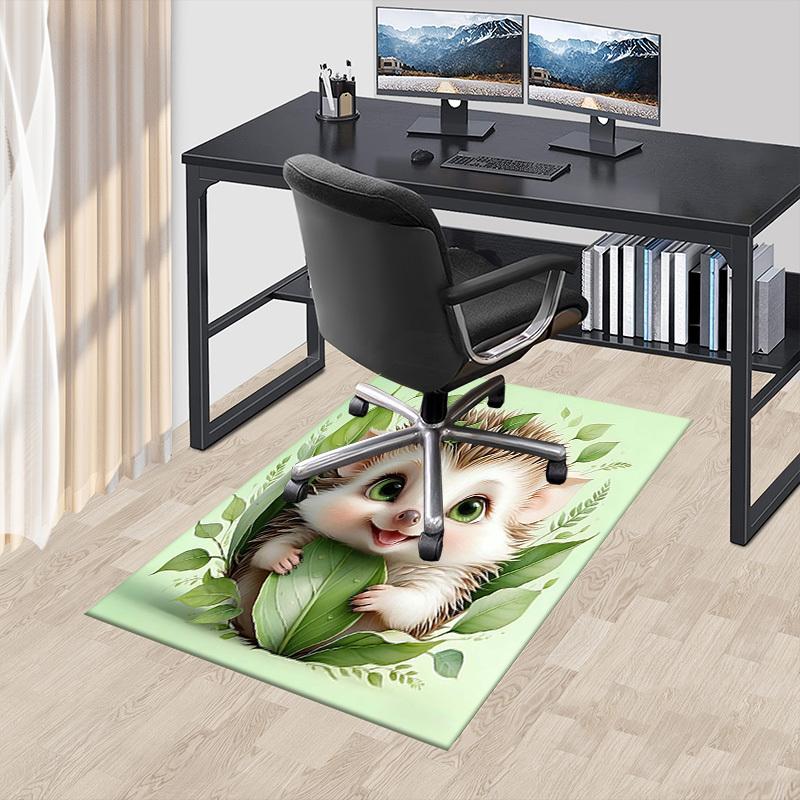 1PC Hedgehog Leaf Anti-slip Carpet, Suitable for Office, Bedroomand Playrooms. It Can Also Be Used As a Sofa Footrest cover-R111