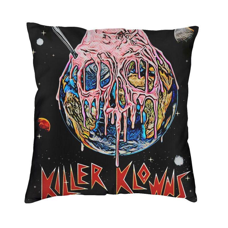 Killer Klowns From Outer Space Funny Horror Movie Cushion Cover 45x45cm Home Decorative Printing Throw Pillow Sofa Double Side