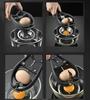 1pcs Egg Opener Tool Manual Stainless Steel Multifunction Eggshell Cutter with Egg Yolk White Separator Eggs Scissors Cracker