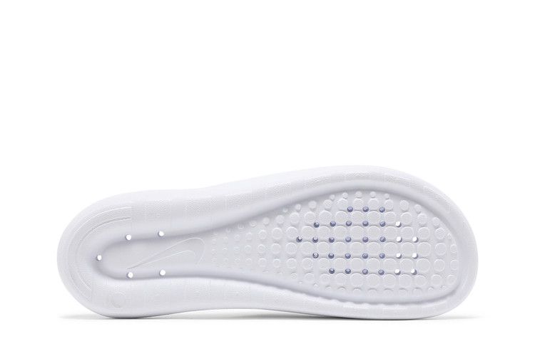 Nike Victori One Shower Slide White Polka Dot Swoosh