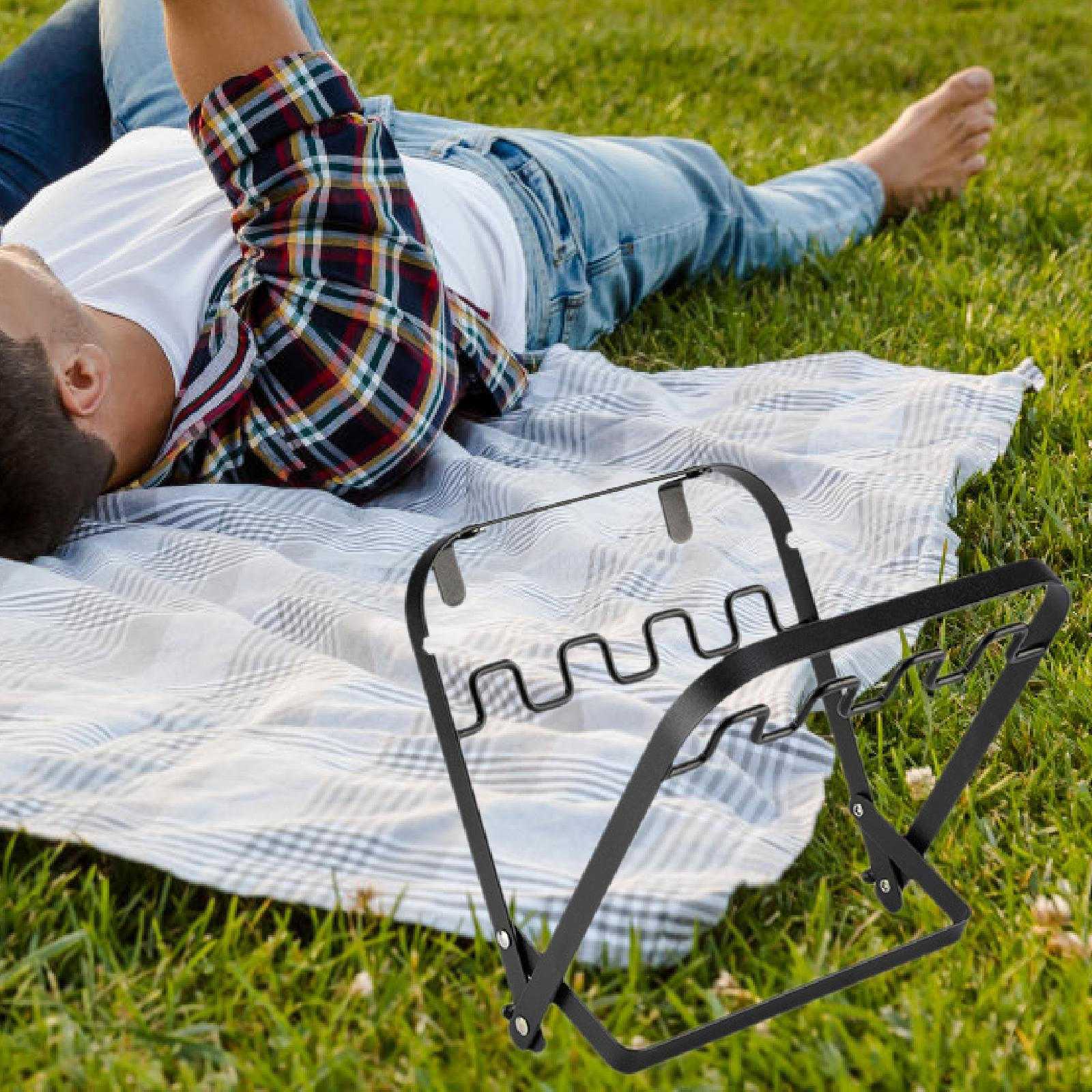 Camping Trash Bag Holder Garbage Rack Desk-side Hanging for Kitchen Cabinet