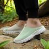 Summer new slippers breathable and light casual shoes simple half-tray soft-soled slippers