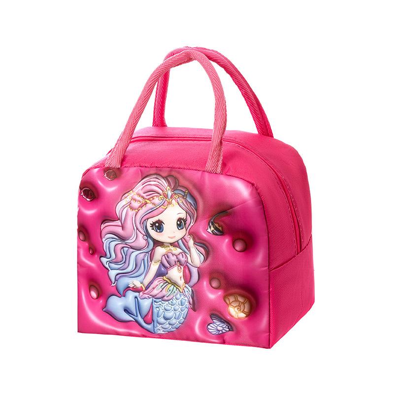 

Picnic Bag Cartoon Design Insulated Bag Bento Bag 3D Pattern For School Travel Children s Outdoor Option 1