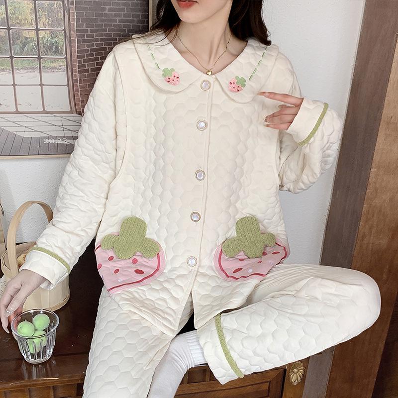 

Комплект пижамы для беременных из воздушного хлопка: Весенне-осенняя одежда для кормящих и послеродовая одежда для женщин 3XL