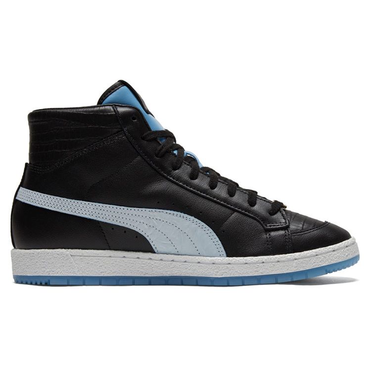 Puma Ralph Sampson 70 Mid Laye Casual High-Top Sneakers Unisex Sneakers Black Blue 383541-01