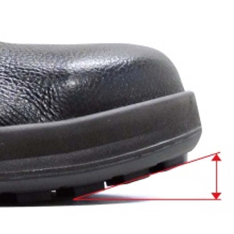 Simon Safety Shoes, Mid-Length, JIS Certified, Safety, Comfort, Slip Resistance, Cushioning, WS22 Black, Size 24.5 Cm