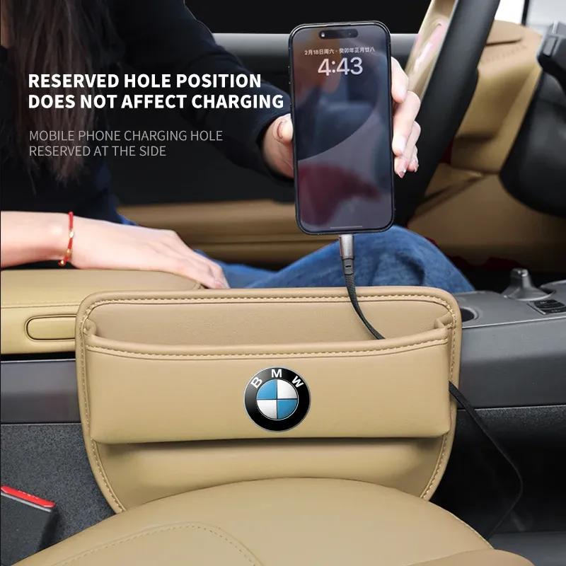 Car Seat Crevice Gaps Storage Box Seat Organizer For BMW G30 G20 G32 G11 G12 F40 F30 F20 F10 E46 E90 E92 E60 E39 E36 E87 E53
