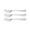 6 Pack Stainless Steel Dinner Forks Set Ergonomic Design Heavy Duty Flatware Dishwasher Safe Hammered Finish Kitchen Utensils