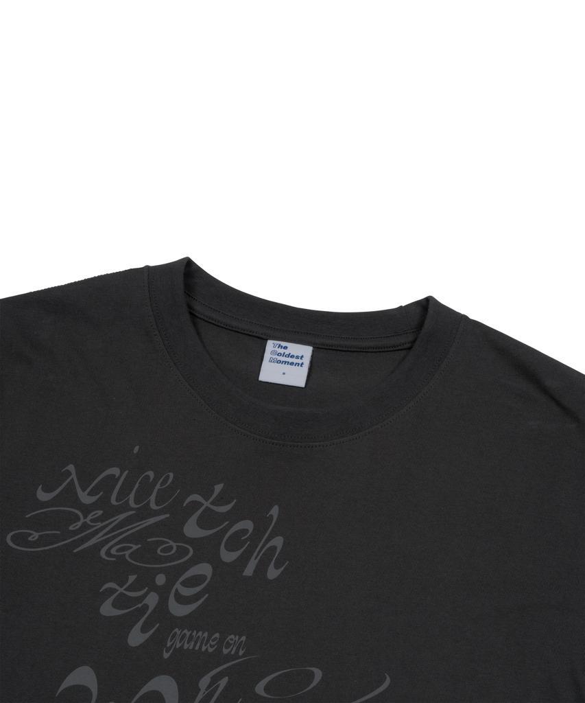 THE COLDEST MOMENT Tcm Tie T (Charcoal)