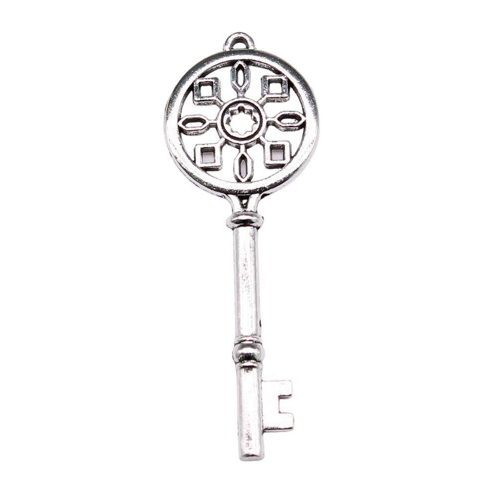 Key Charms Multi Color Alloy Key Tools Pendants For Gothic Themed Jewelry