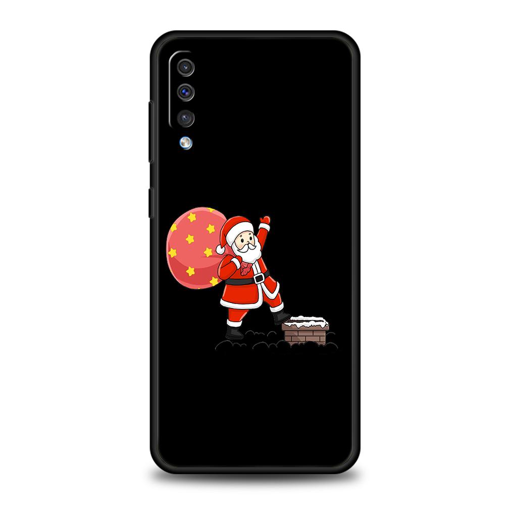 

Рождественский чехол для телефона Санта-Клауса для Samsung A15 A13 A51 A71 A41 A31 A21S A03S A05 A12 A32 A52 A22 A23 A25 A33 A53 A73 5G Cover Samsung A41