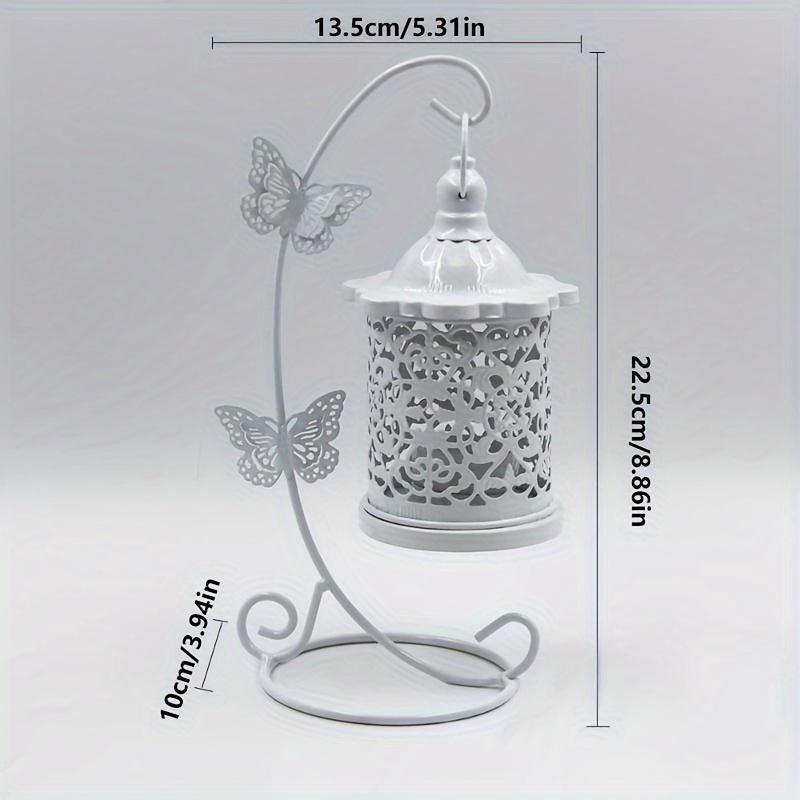 1pc European-Style Iron Hollow Butterfly Holder Decorative Crafts for Ramadan Eid Al-Fitr And Eid Al-Adha Christmas Decorations Halloween Decorations